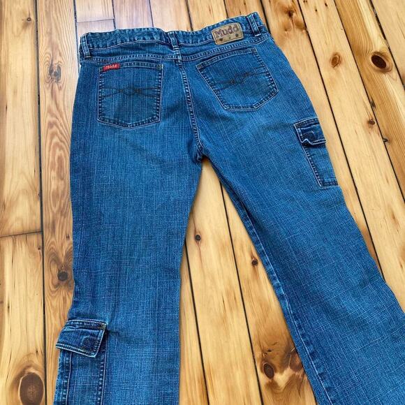 Vintage Y2K 2000s Mudd Jeans Flared Size 16.5 - Picture 5 of 5